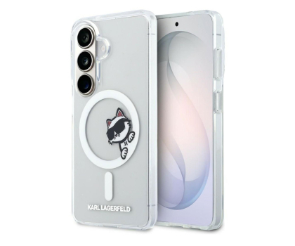 Etui do telefonów Karl Lagerfeld Etui Peekaboo Choupette MagSafe do Galaxy S26 przezroczysty